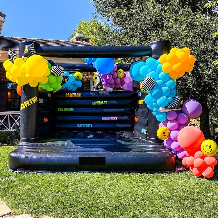 Black 13x13 Bouncy Castle 140